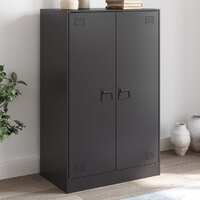  Sideboard Black 67x39x107 cm Steel