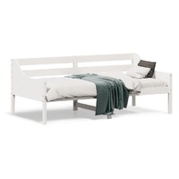 Day Bed without Mattress White 90x190 cm Solid Wood Pine