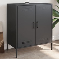  Sideboard Black 68x39x79 cm Steel
