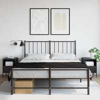  Bedside Cabinets 2 pcs Black 36x39x50.5 cm Steel