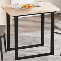  Table Top 80x50x2.5 cm Rectangular Solid Wood Pine