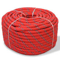  Marine Rope Polypropylene 10 mm 50 m Red