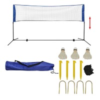  Badminton Net Set with Shuttlecocks 300x155 cm