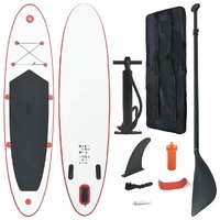 Inflatable Stand Up Paddleboard Set Red and White