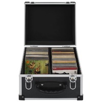  CD Case for 40 CDs Aluminium ABS Black