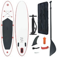  Stand Up Paddle Board Set SUP Surfboard Inflatable Red and White