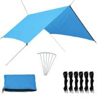  Outdoor Tarp 3x2.85 m Blue