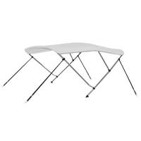  3 Bow Bimini Top White 183x140x137 cm