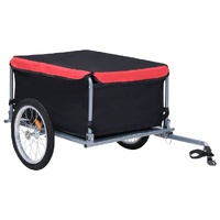  Bike Trailer Black and Red 65 kg