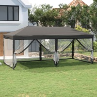  Folding Party Tent with Sidewalls Anthracite 3x6 m