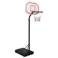  Basketball Stand White 237-307 cm Polyethene