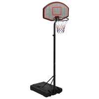  Basketball Stand Black 237-307 cm Polyethene