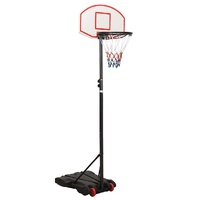 Basketball Stand White 216-250 cm Polyethene