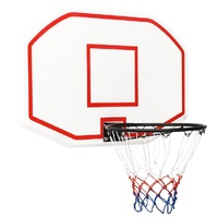  Basketball Backboard White 109x71x3 cm Polyethene