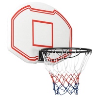  Basketball Backboard White 90x60x2 cm Polyethene
