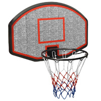  Basketball Backboard Black 90x60x2 cm Polyethene
