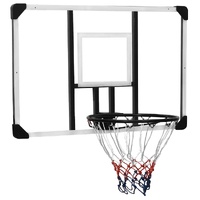  Basketball Backboard Transparent 106x69x3 cm Polycarbonate