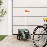  Pet Bike Trailer Grey Oxford Fabric and Iron