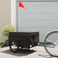  Bike Trailer Black 45 kg Iron