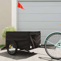  Bike Trailer Black 45 kg Iron
