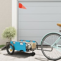  Bike Trailer Blue Oxford Fabric and Iron