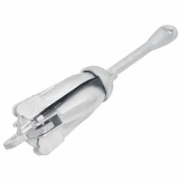  Folding Anchor Silver 1.5 kg Malleable Iron