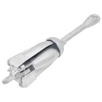  Folding Anchor Silver 3.2 kg Malleable Iron