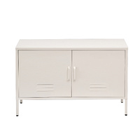 Artiss Buffet Sideboard Metal Cabinet - BASE White