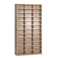 Artiss Bookshelf CD Storage Rack - BERT Oak