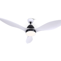 Devanti 48&#39;&#39; Ceiling Fan DC Motor w/Light w/Remote - White