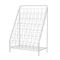 Keezi 6 Tiers Kids Bookshelf Magazine Rack Children Bookcase Organiser Foldable