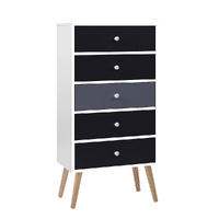 Artiss 5 Chest of Drawers - BONDS White