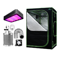 Greenfingers Grow Tent Light Kit 150x150x200CM 1000W LED 4&quot; Vent Fan,Greenfingers Grow Tent Light Kit LED 1000W Full Spectrum 4&quot; Vent 150x150x200CM