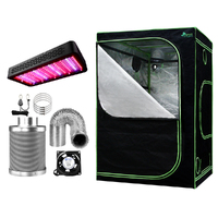 Greenfingers Grow Tent Light Kit 150x150x200CM 1200W LED 6&quot; Vent Fan,Greenfingers Grow Tent Light Kit LED 1200W Full Spectrum 6&quot; Vent 150x150x200CM