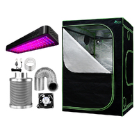 Greenfingers Grow Tent Light Kit 150x150x200CM 2000W LED 4&quot; Vent Fan,Greenfingers Grow Tent Light Kit LED 2000W Full Spectrum 4&quot; Vent 150x150x200CM