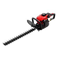 Giantz 25.4CC Petrol Hedge Trimmer 24&quot; Dual Blade Tree Grass Garden Tool