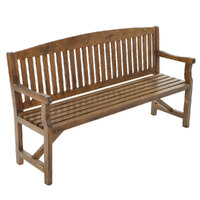 Gardeon 5FT Outdoor Garden Bench Wooden 3 Seat Chair Patio Furniture Natural