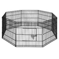 i.Pet 24&quot; 8 Panel Dog Playpen Pet Fence Exercise Cage Enclosure Play Pen