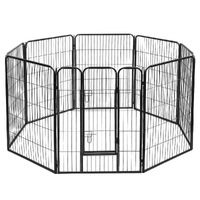 i.Pet 40&quot; 8 Panel Dog Playpen Pet Exercise Cage Enclosure Fence Play Pen