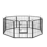 i.Pet 32&quot; 8 Panel Dog Playpen Pet Exercise Cage Enclosure Fence Play Pen