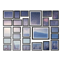 Artiss Photo Frames Art Holder 26PCS 8x10&quot; 5x7&quot; 4x6&quot; 3.5x5&quot; Black