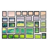 Artiss Photo Frames Art Holder 30PCS 8x10&quot; 5x7&quot; 4x6&quot; 3.5x5&quot; Black