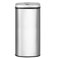 Devanti 60L Sensor Bin Motion Rubbish Automatic Silver