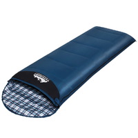 Weisshorn Sleeping Bag Single Thermal Camping Hiking Tent Blue 0&amp;deg;C