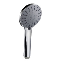 Handheld Shower Head 4.5&quot; High Pressure 5 Modes Poweful Round Chrome