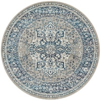 Babylon 207 Blue Round by Rug Culture-200X200CM - ROUND