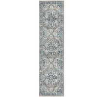 Babylon 207 Blue Runner by Rug Culture-400X80CM - RUNNER