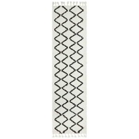 Saffron 11 White Runner by Rug Culture - 400X80CM - RUNNER
