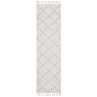 Saffron 22 Pink Runner by Rug Culture - 400X80CM - RUNNER