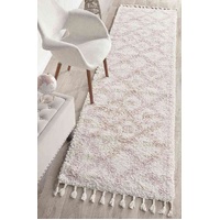 Saffron 33 Pink Runner by Rug Culture - 300X80CM - RUNNER